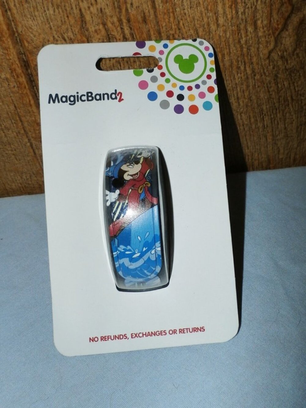NEW SEALED Walt Disney World Magicband 2 Mickey Mouse Sorcerer Magic Kingdom